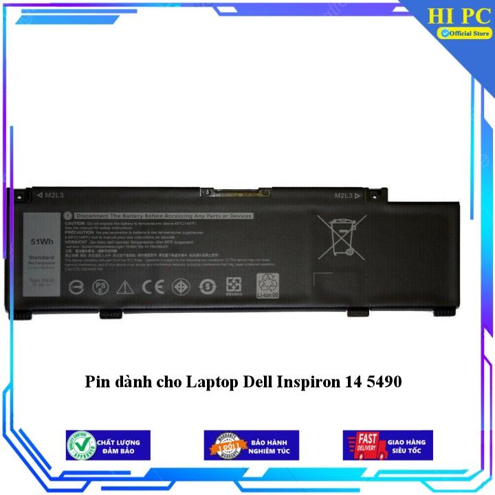 Pin dành cho Laptop Dell Inspiron 14 5490 - Hàng Nhập Khẩu