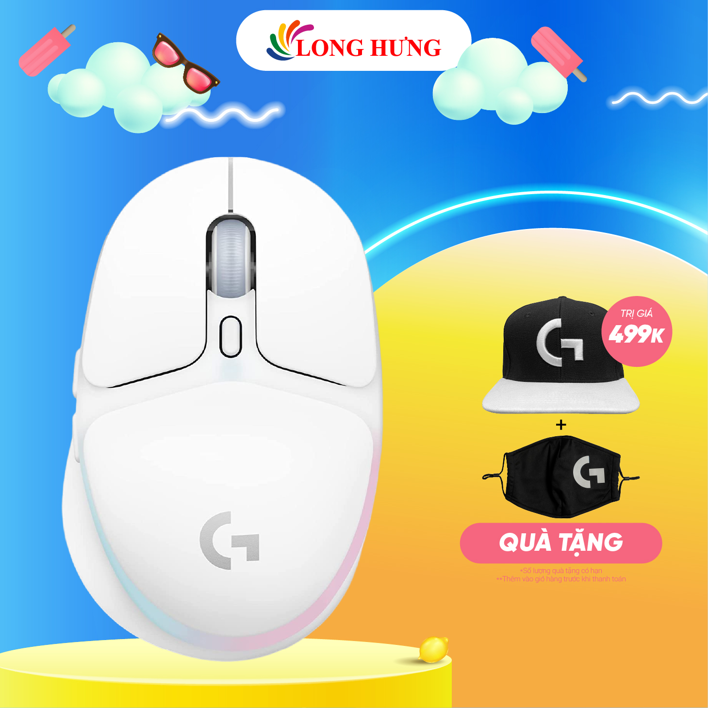 Chuột không dây Gaming Logitech G705 - Hàng chính hãng