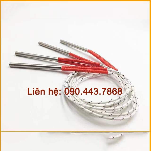 Que gia nhiệt, ti nhiệt, điện trở khô 1 đầu, điện trở đốt nóng,phi 8 220V