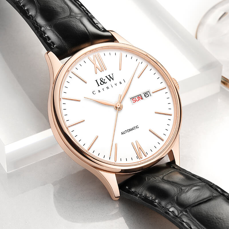 Đồng Hồ Nam IW 516G1 Chính Hãng Full Box Mạ Vàng 18K Chống Nước Kính Saphire Chống Xước Dây Da Cao Cấp Bảo hành 24T