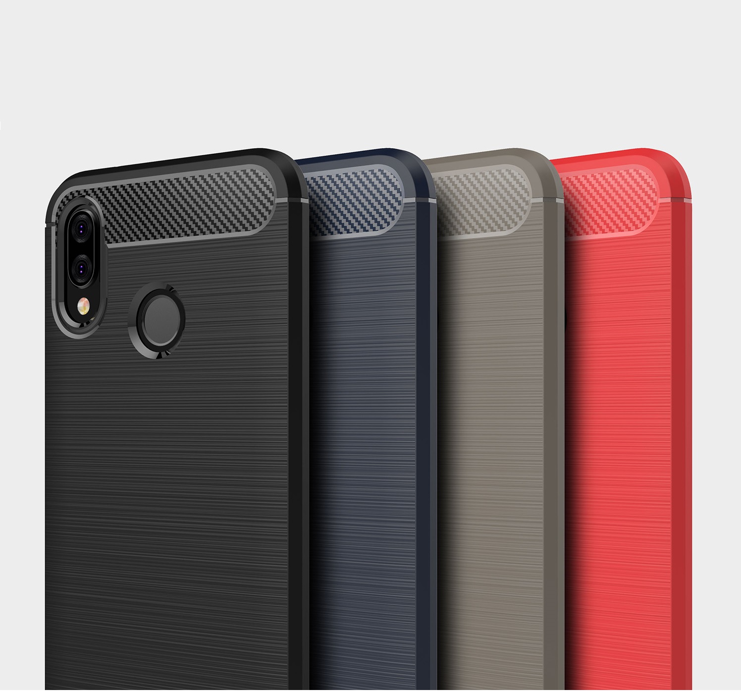 Ốp lưng chống sốc vân Carbon dành cho Huawei Nova 3e