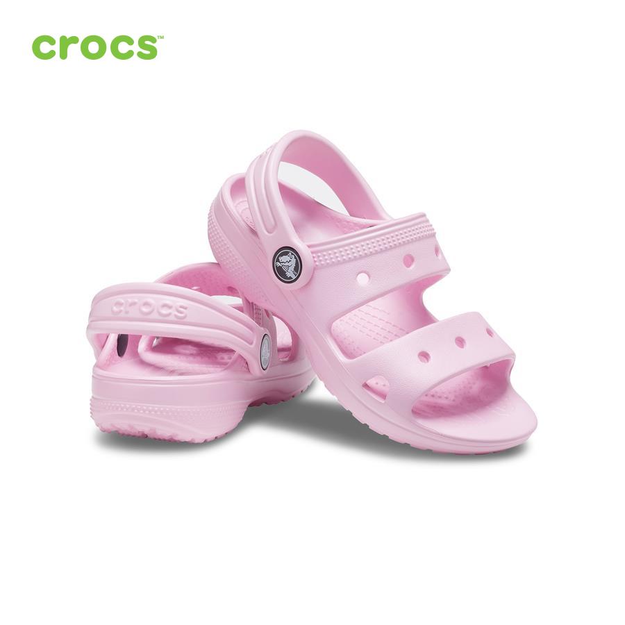 Giày sandal trẻ em Crocs FW Classic Sandal Toddler Ballerina Pink - 207537-6GD