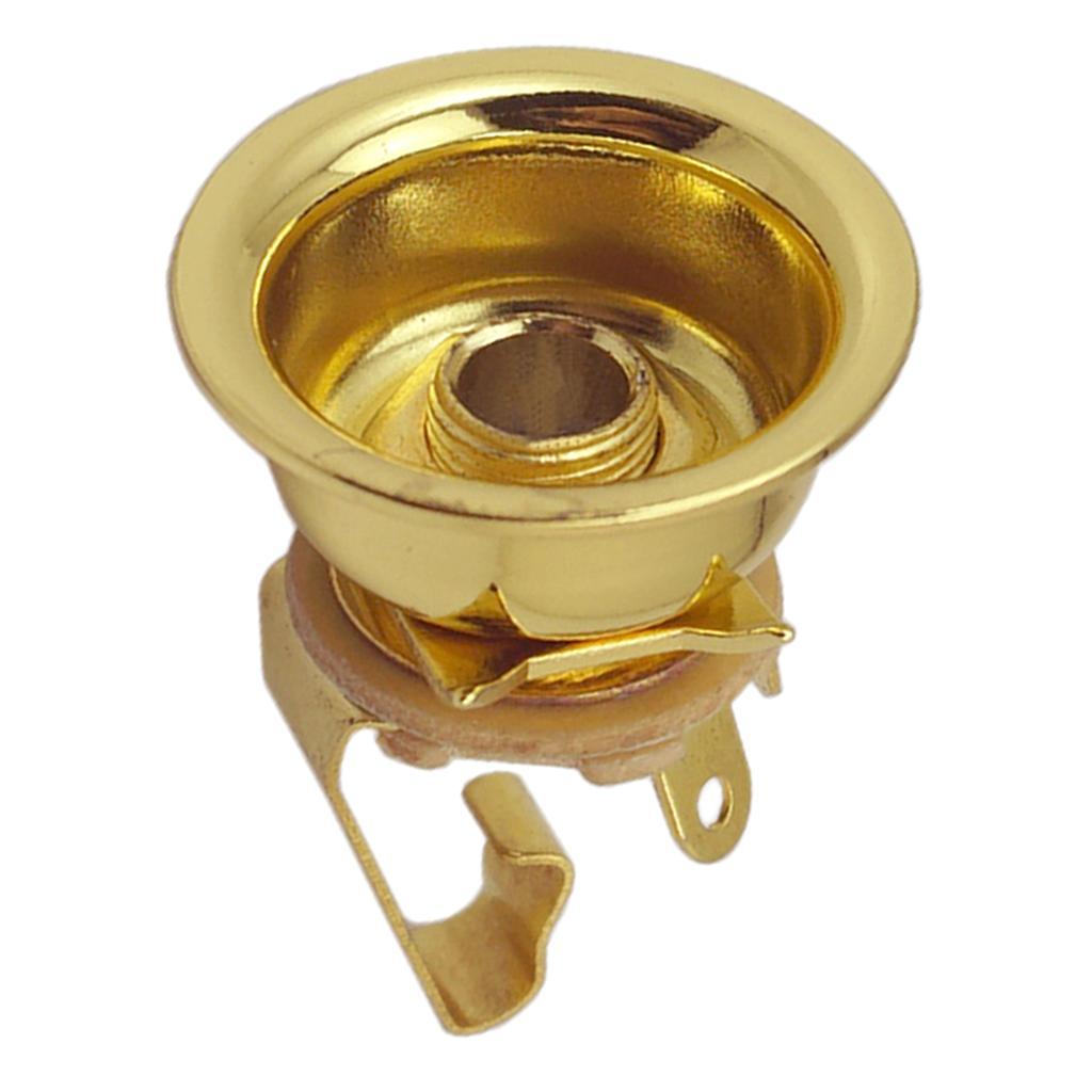 Electric Guitar Output Jack w/ Pickup Cover for TL Guitar Replacement Gold