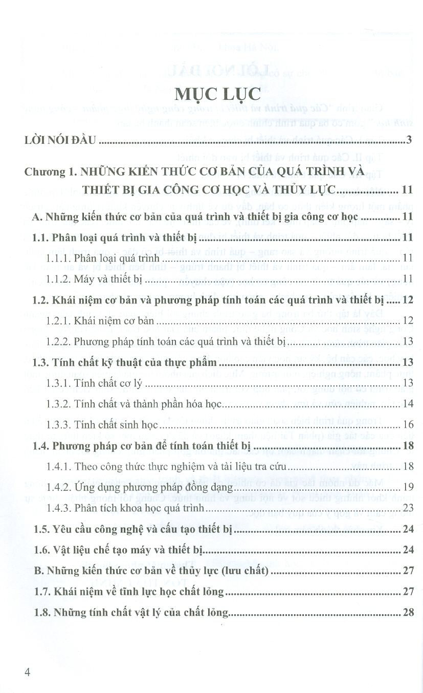 Giáo Trình Các Quá Trình Và Thiết Bị Trong Công Nghệ Thực Phẩm - Công Nghệ Sinh Học - Tập III: Quá Trình Và Thiết Bị Cơ Học