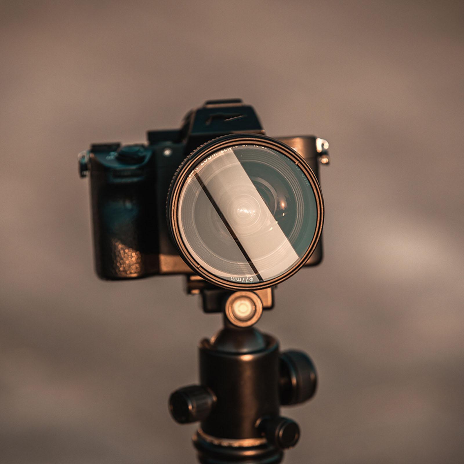 Camera Filter Accessories 77mm Linear Glass Prism,Foreground Blur,Repeated Color