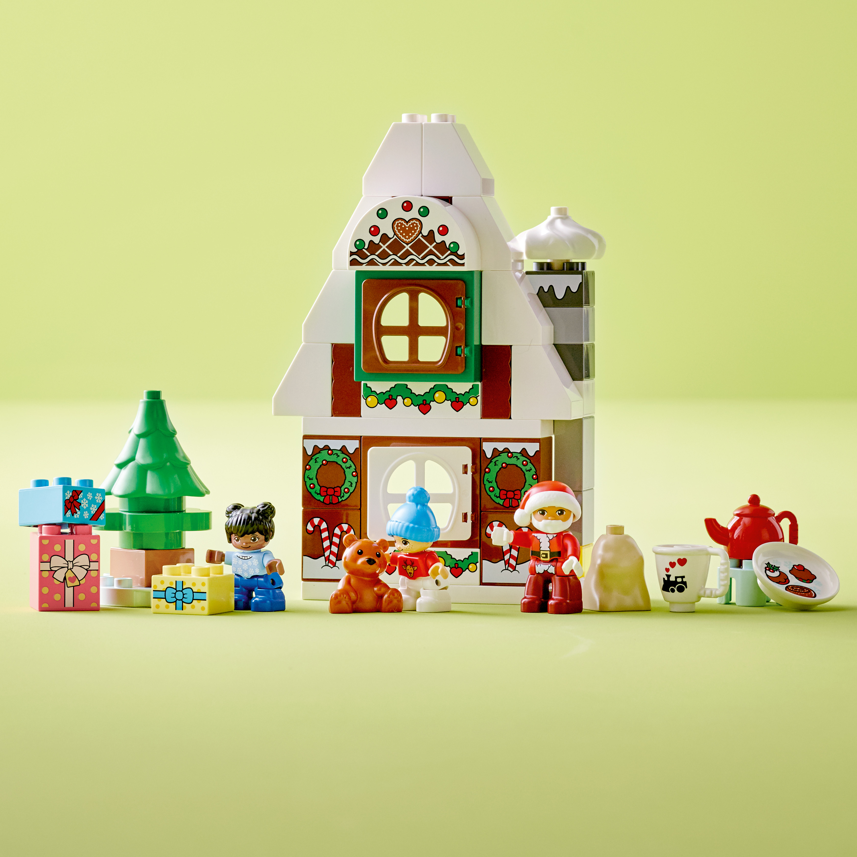 Đồ Chơi Lắp Ráp Cho Bé - LEGO DUPLO 10976 Ngôi nhà bánh gừng của ông già Noel (50 chi tiết)
