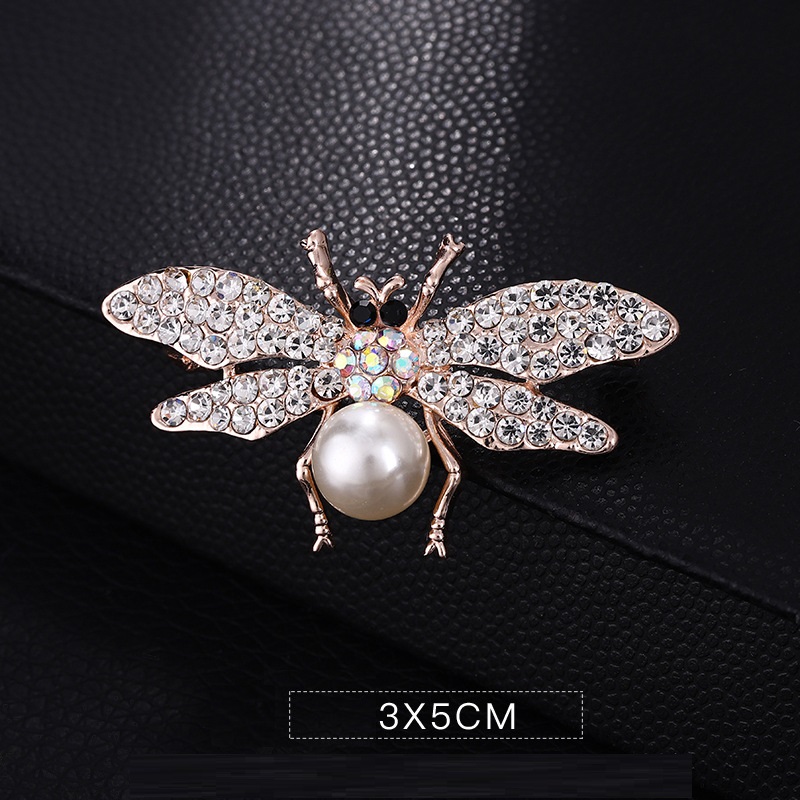 Cài áo cao cấp hoạ tiết con ong cho nam nữ chất liệu hợp kim cao cấp độ bền cao, cỡ 3x5cm