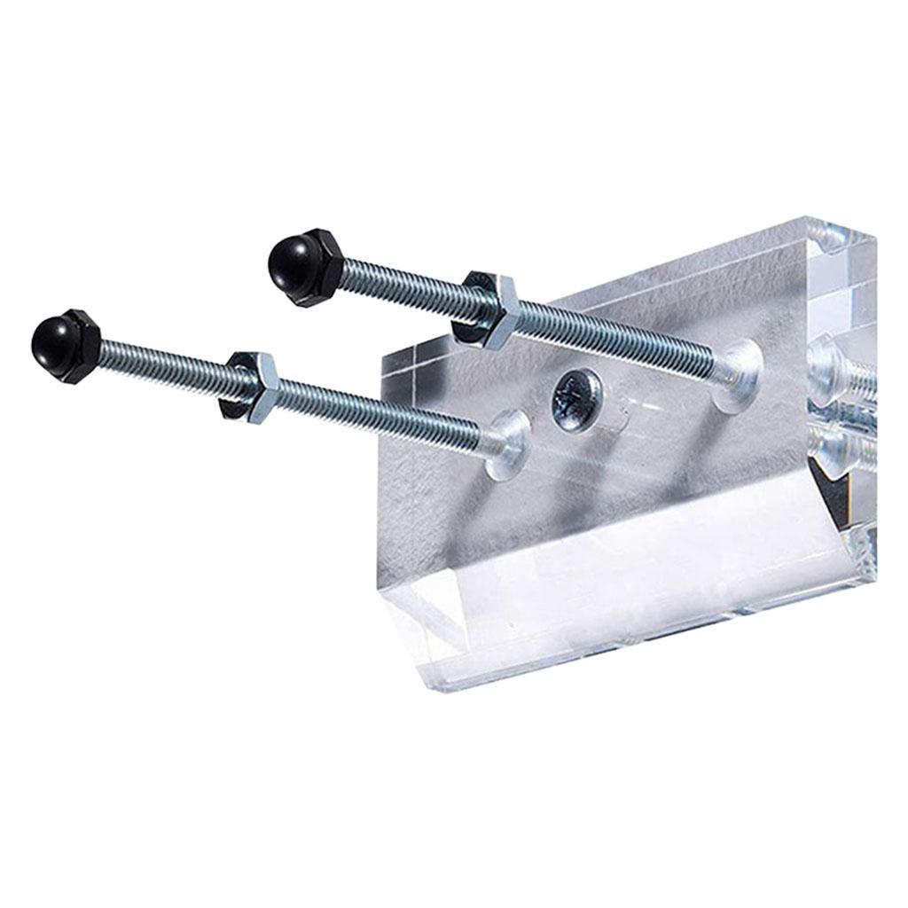 2pcs Skateboard Longboard Wall Mount Hangers Display Storage Rack Holder