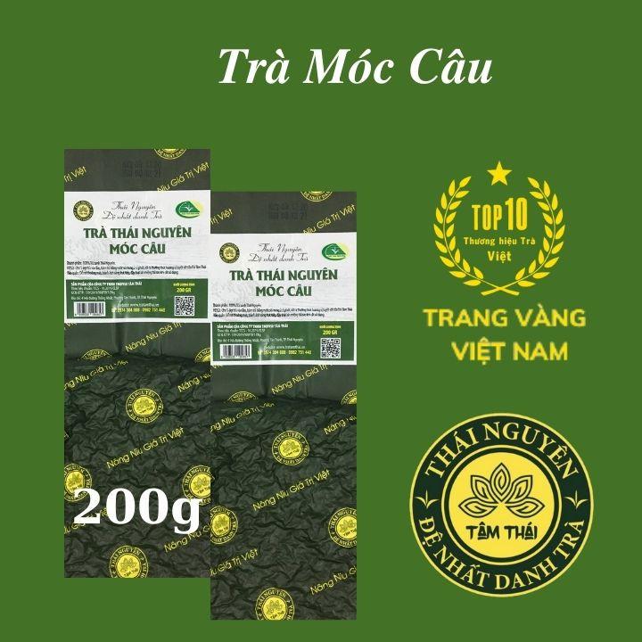 Trà Móc Câu Tân Cương Thái Nguyên 200g Trà Xanh Tâm Thái Móc Câu 200g