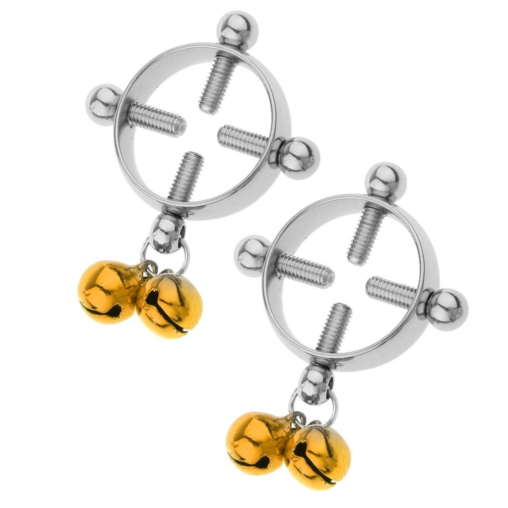 2pcs Women    Screw  Circle None Pierced