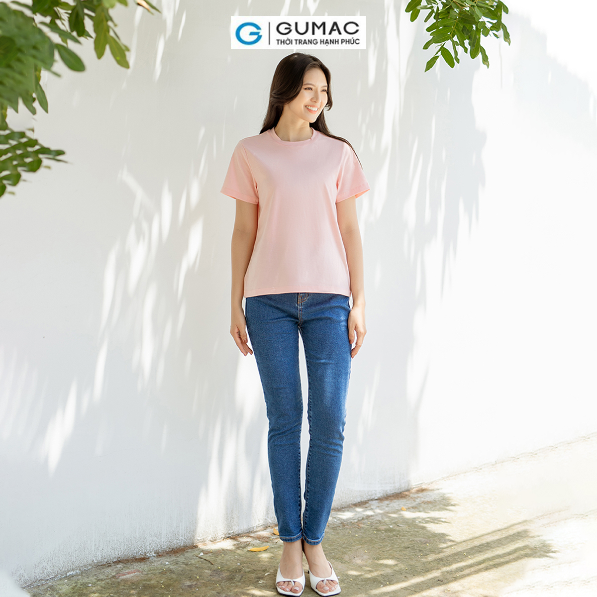 Quần Jeans nữ slim tôn dáng thời trang GUMAC QJD06051