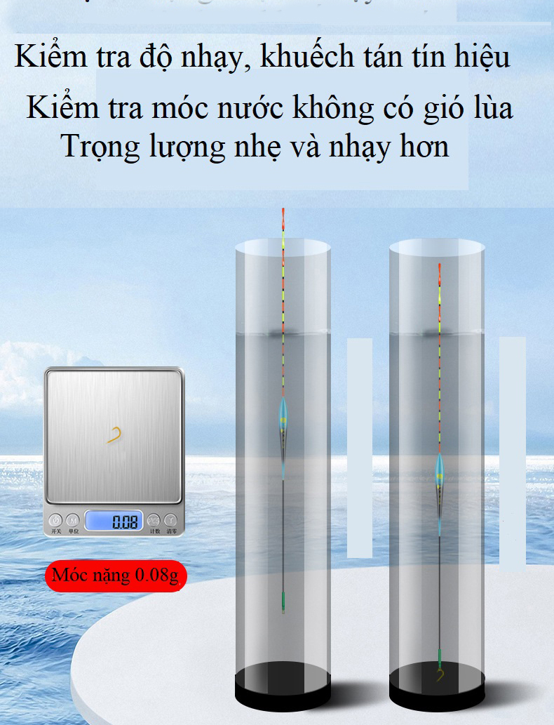 Phao Câu Đài Nano Tăm Xoắn HongRun 360 Độ Truyền Tín Hiệu Nhạy Bén Và Dễ Nhìn PC8