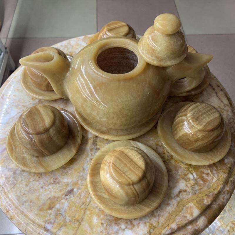 Bộ Ấm Trà Đá Vân Gỗ Cỡ Lớn Bao Đẹp