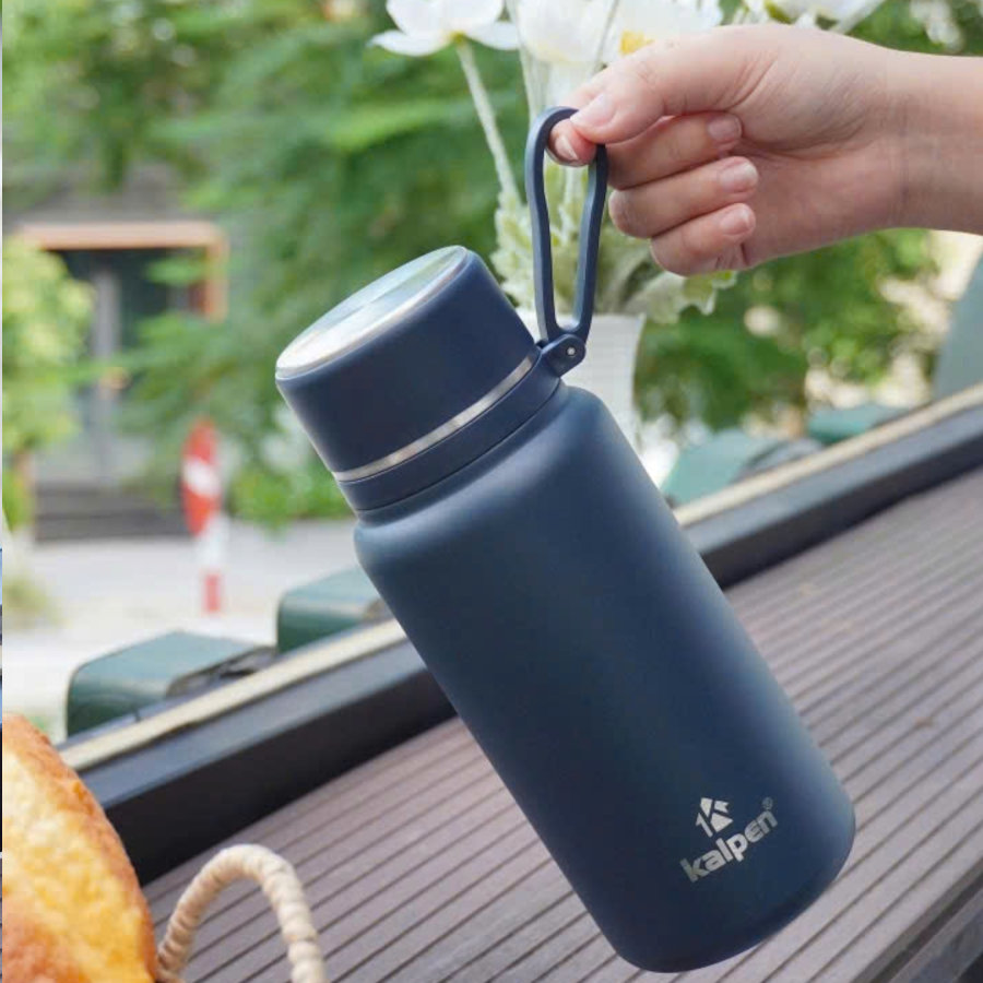 Bình giữ nhiệt inox 316 Kalpen DA06 dung tích 850ml có dây xách