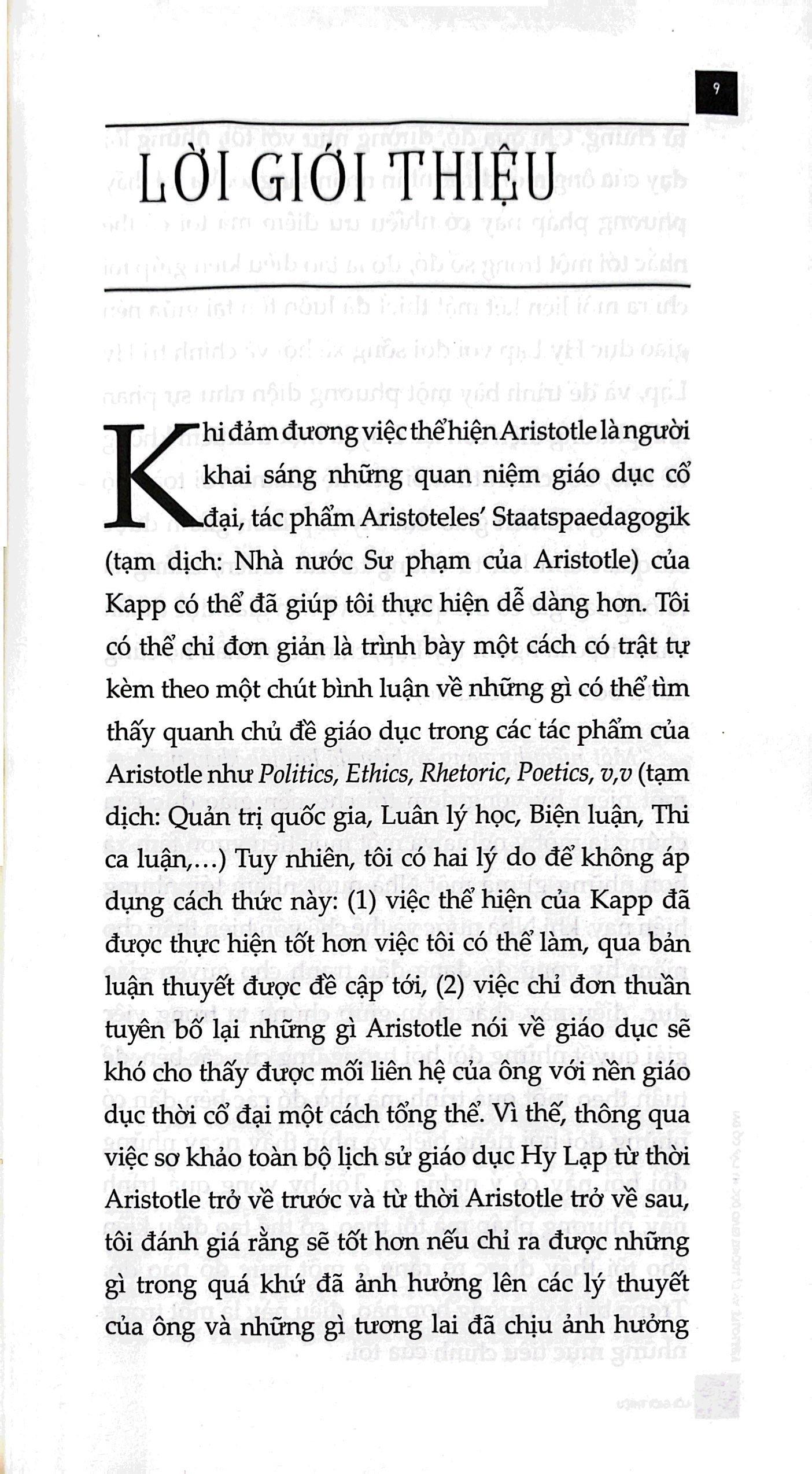 Aristotle Và Lý Tưởng Giáo Dục Hy Lạp Cổ Đại
