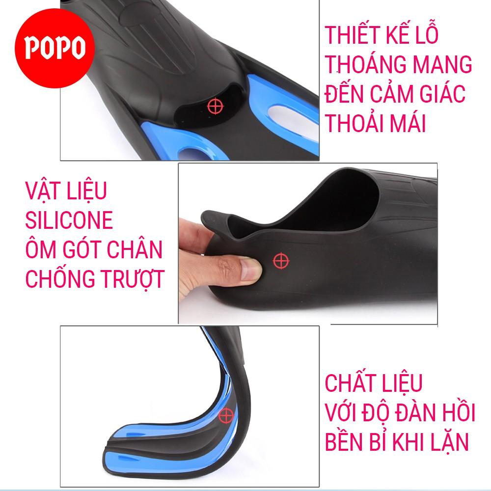 Chân vịt lặn biển chuyên nghiệp POPO 1143 được thiết kế có thể bẻ cong 90 độ