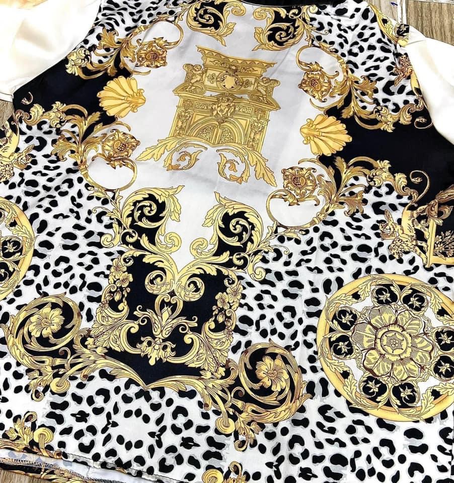 Bộ Lụa Qc, Lụa Pyjama Mặc Nhà Tay Ngắn Quần Dài Siêu Sang