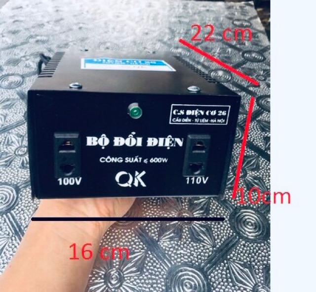 Đổi nguồn điện 220V sang 110V cho thiết bị nội địa