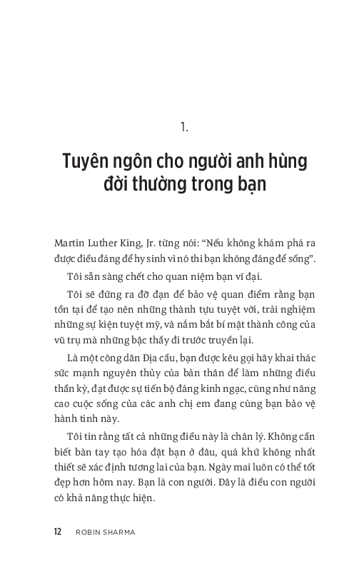 Tuyên Ngôn Của Người Anh Hùng Đời Thường - The Everyday Hero Manifesto ( Tặng Kèm Sổ Tay Xương Rồng )