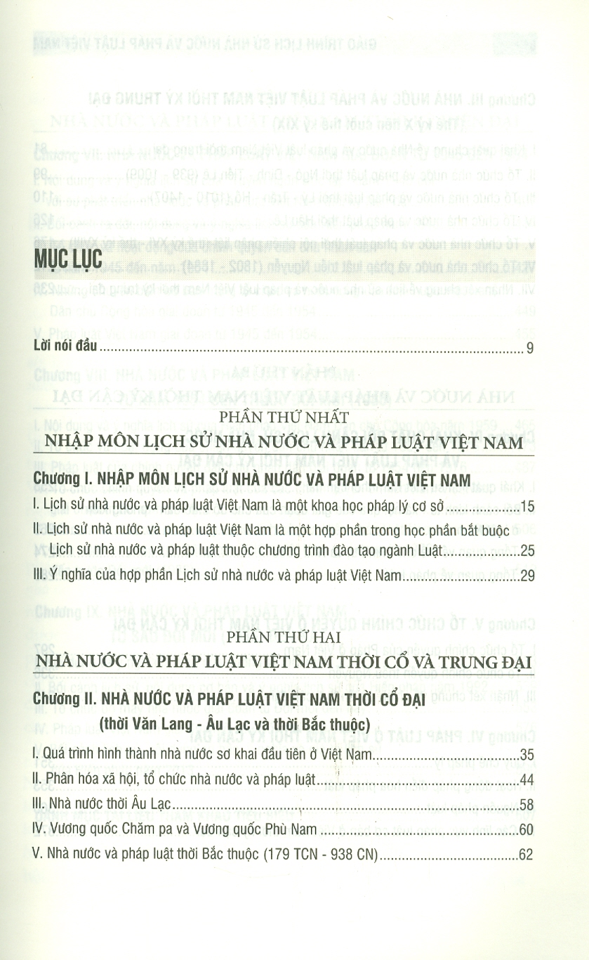 Giáo Trình Lịch Sử Nhà Nước Và Pháp Luật Việt Nam - PGS. TS. Nguyễn Minh Tuấn, TS. Phạm Thị Duyên Thảo, TS. Mai Văn Thắng - Tái bản -
