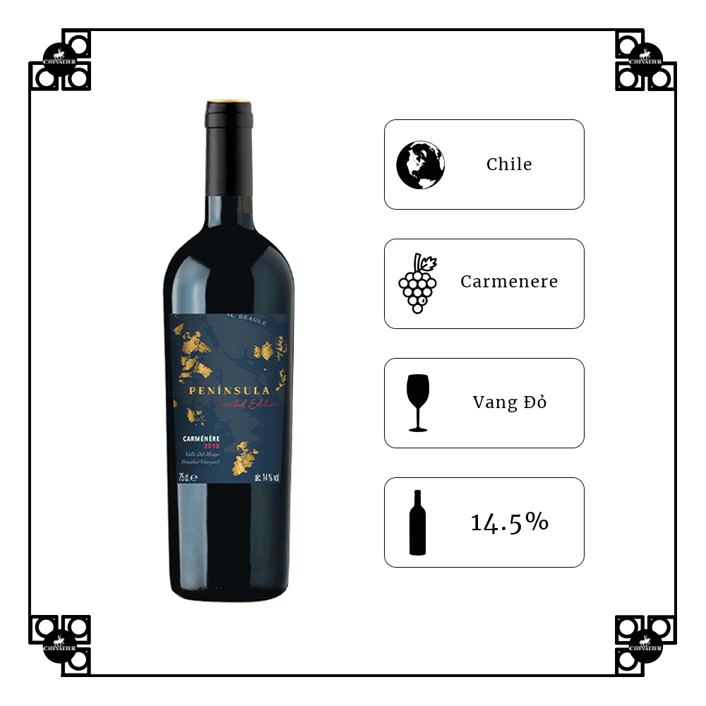 Rượu Vang Đỏ Peninsula Grand Reserva Carmenere