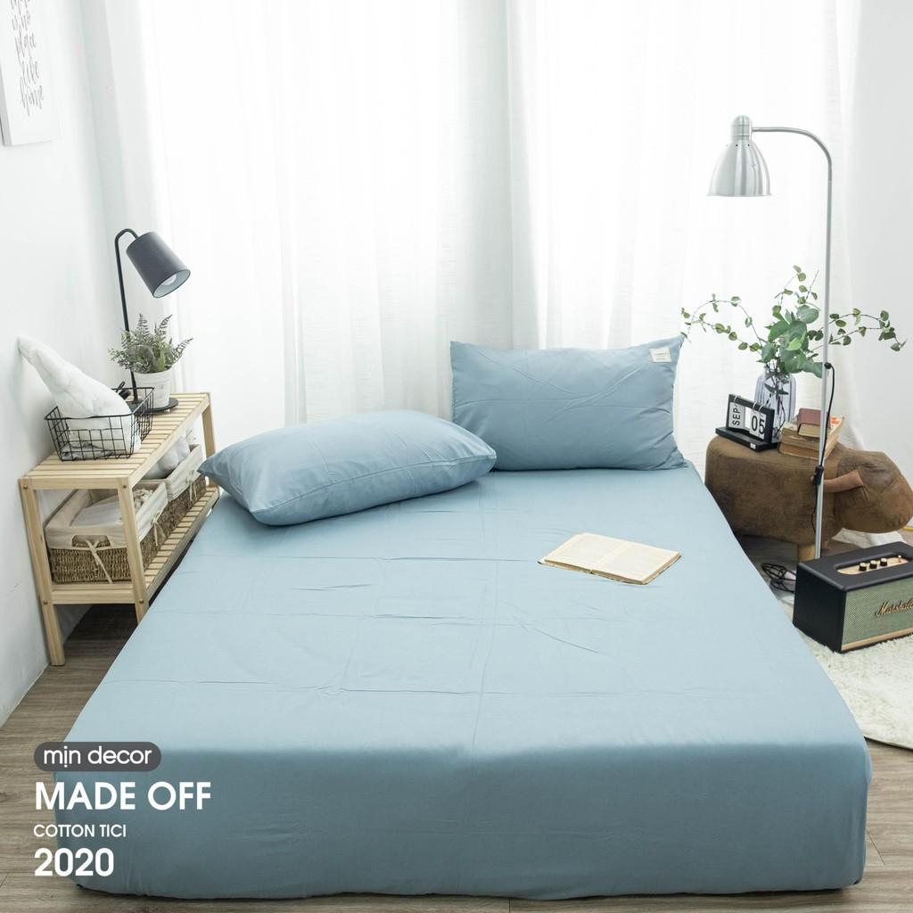 Ga Gối Tici Ga Trải Giường Nâu Mềm Mịn - Thiết Kế Mịn Decor