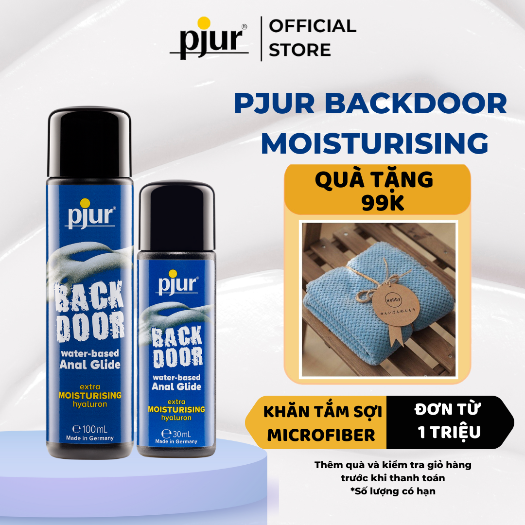 Gel bôi trơn cho quan hệ đường hậu Pjur Backdoor Moisturising Anal Glide 100ml cấp ẩm tốt làm dịu da an toàn