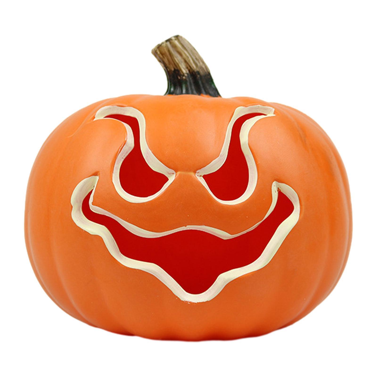 Halloween Pumpkin Lantern for Haunted House Harvest Thanksgiving Decoration