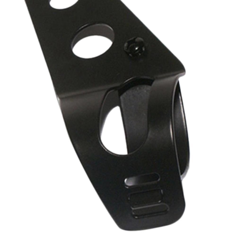 Motorcycle Headlight Bracket Fork Mount Bracket Universal Black