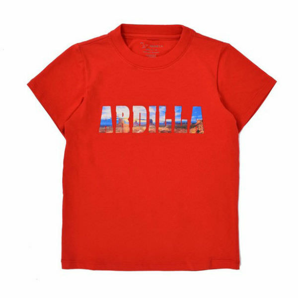 Áo Phông Bé Trai In Chữ 3D Ardilla 01BS18 - Đỏ