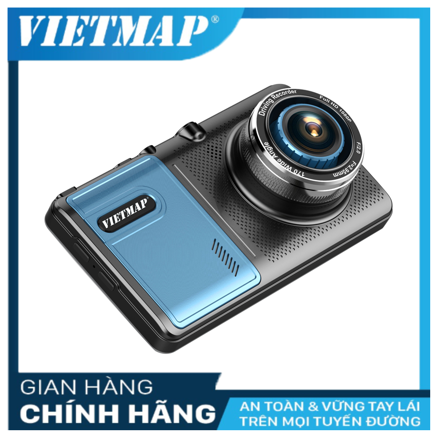 Camera hành trình Vietmap A50 - Cảnh Báo Giao Thông Bằng Giọng Nói + Wifi + thẻ nhớ vietmap 32GB(Hàng chính hãng)