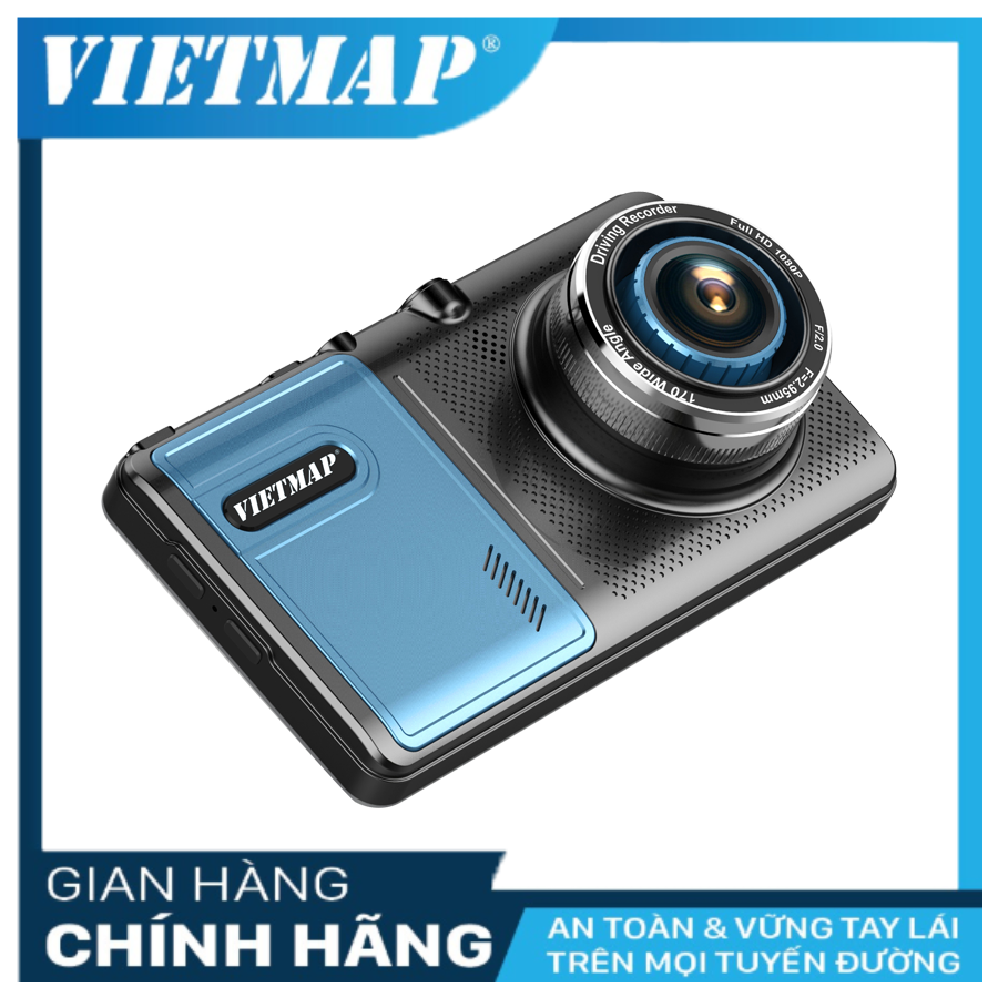 Camera hành trình Vietmap A50 - Cảnh Báo Giao Thông Bằng Giọng Nói + Wifi + thẻ nhớ vietmap 32GB - Hàng chính hãng