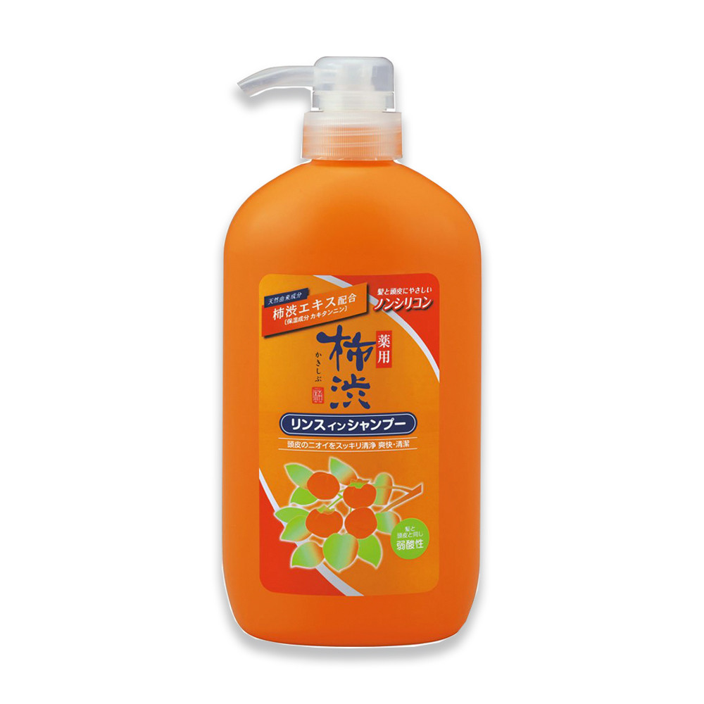 Dầu gội xả 2in1 chiết xuất quả hồng Shikioriori Nhật Bản (600ml)