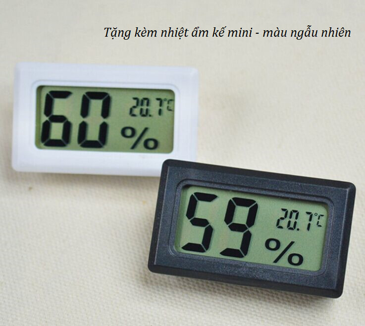 Thiết bị đo nhiệt độ từ xa không dây ( PHẠM VI ĐO NHIỆT ĐỘ -40°C ~ 60°C, ĐỘ CHÍNH XÁC ±0.1 ) - Tặng kèm 01 nhiệt ẩm kế mini ngẫu nhiên