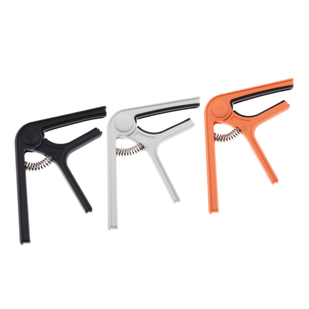 Acoustic Folk Guitar Capo Tuner Trigger Quick Change Clamp Key Clip