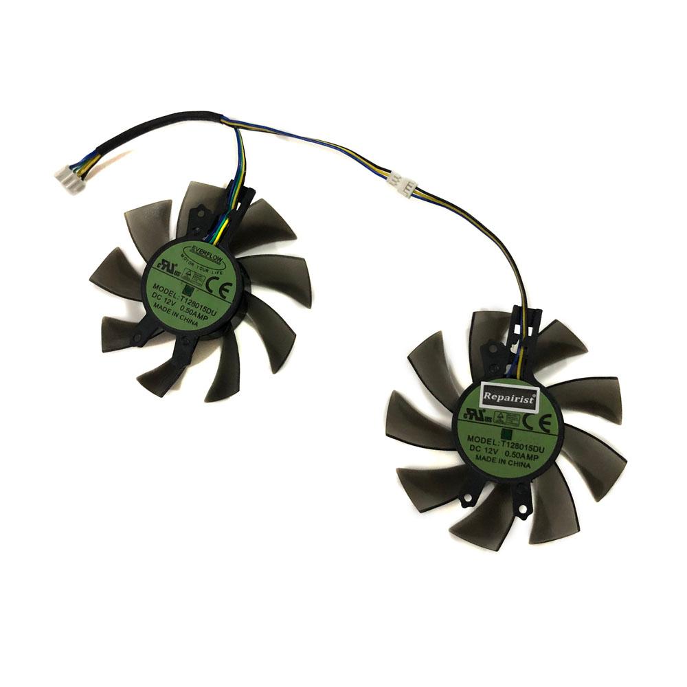 2 Cái/lốc HD7970 HD7950 GPU VGA Cooler 85MM Fan, Để Làm Mát Card Màn Hình Đồ Họa XFX HD 7970 Thay Thế