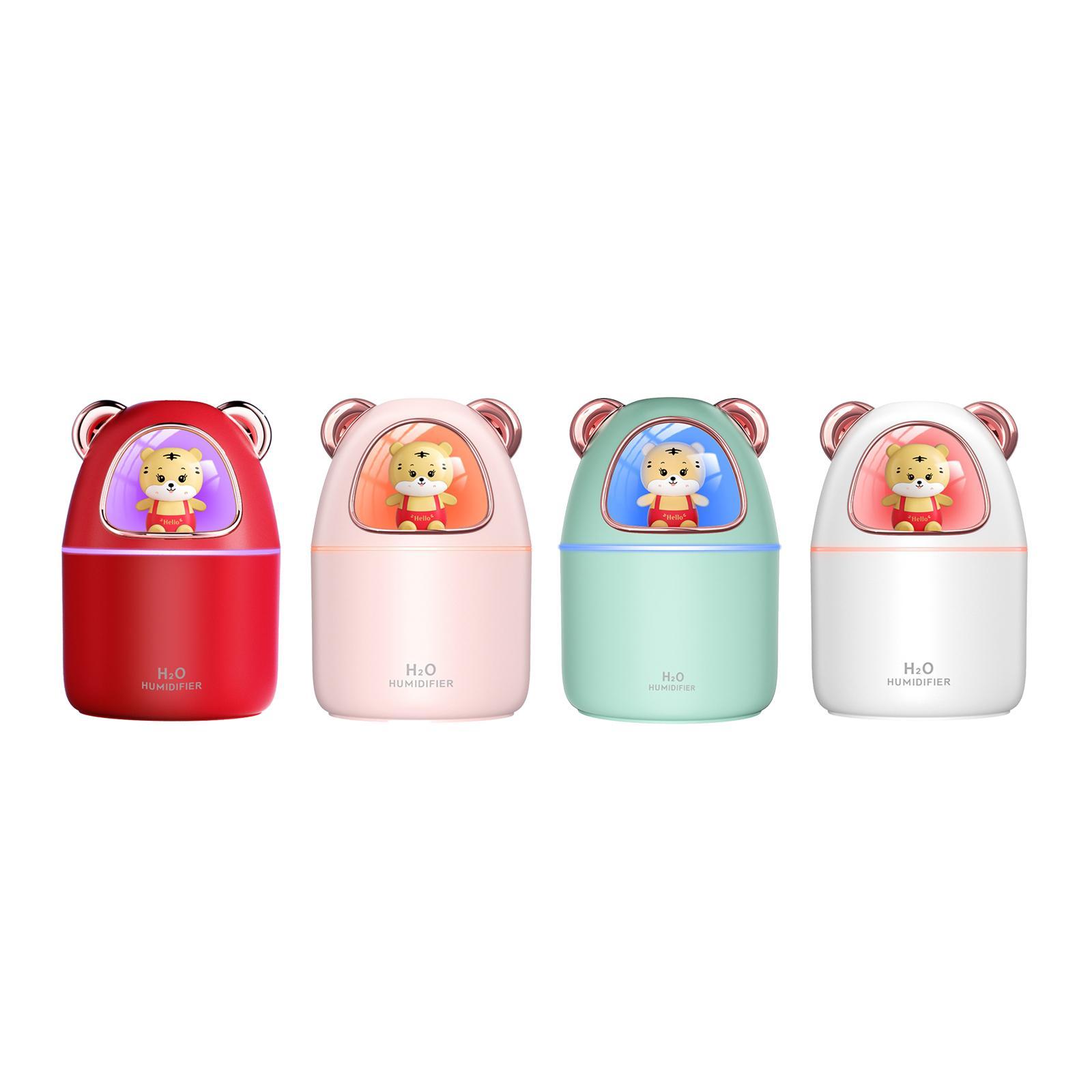 2Pcs Air Humidifier Night Light Aroma Diffuser Two Modes for Hotel Travel