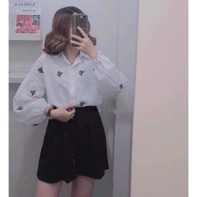 Hình thậtÁo sơmi sương rồng
