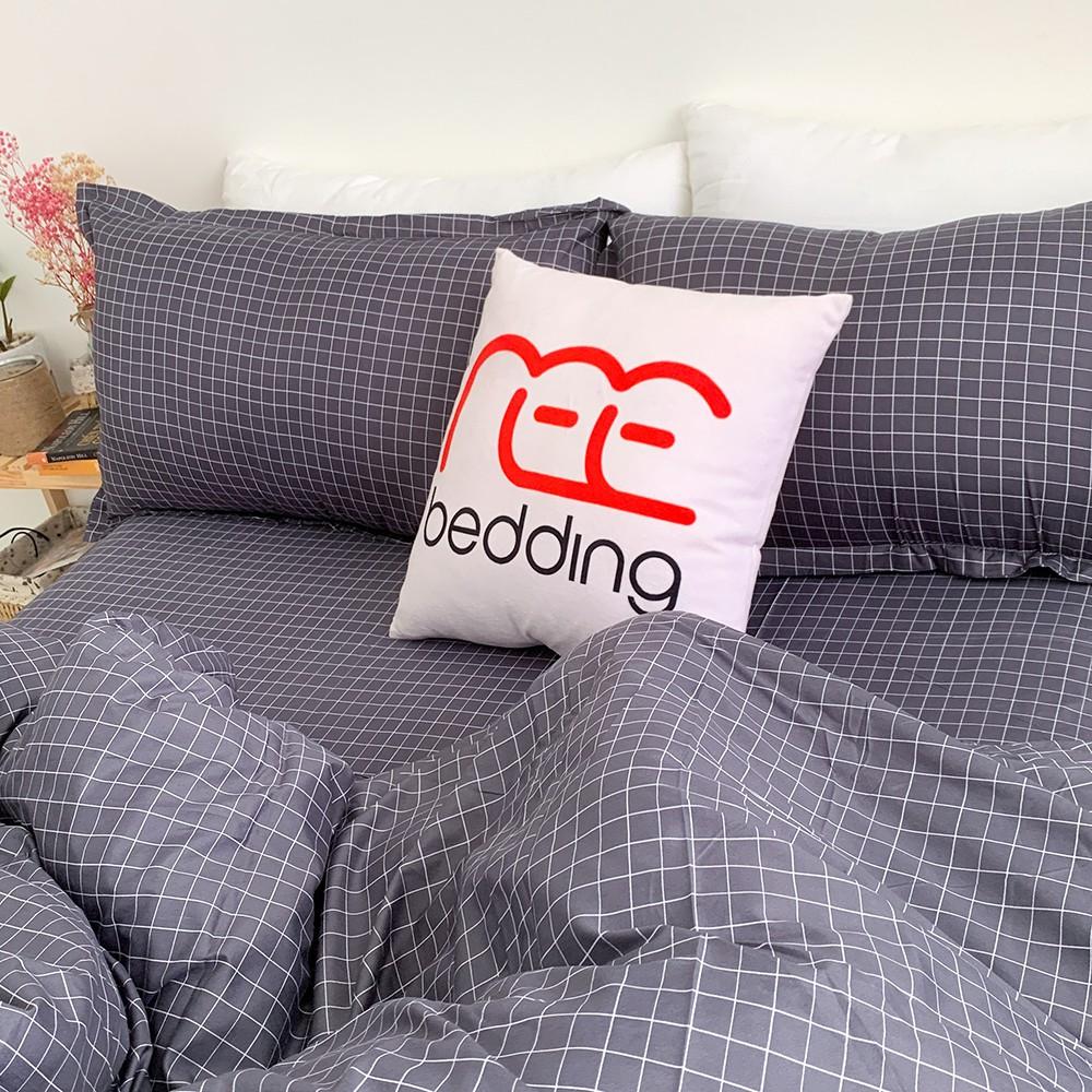 Bộ chăn ga gối poly cotton REE Bedding caro đen PLC56