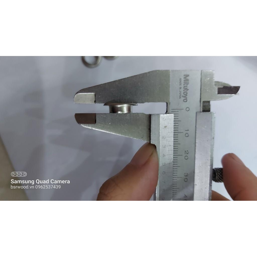 Khoen ore 10mm Khoen mắt cáo 10ly Bằng Thau không gỉ Màu Bạc Vàng Đồng Khuy mắt cáo Bấm Vải Phụ liệu may mặc