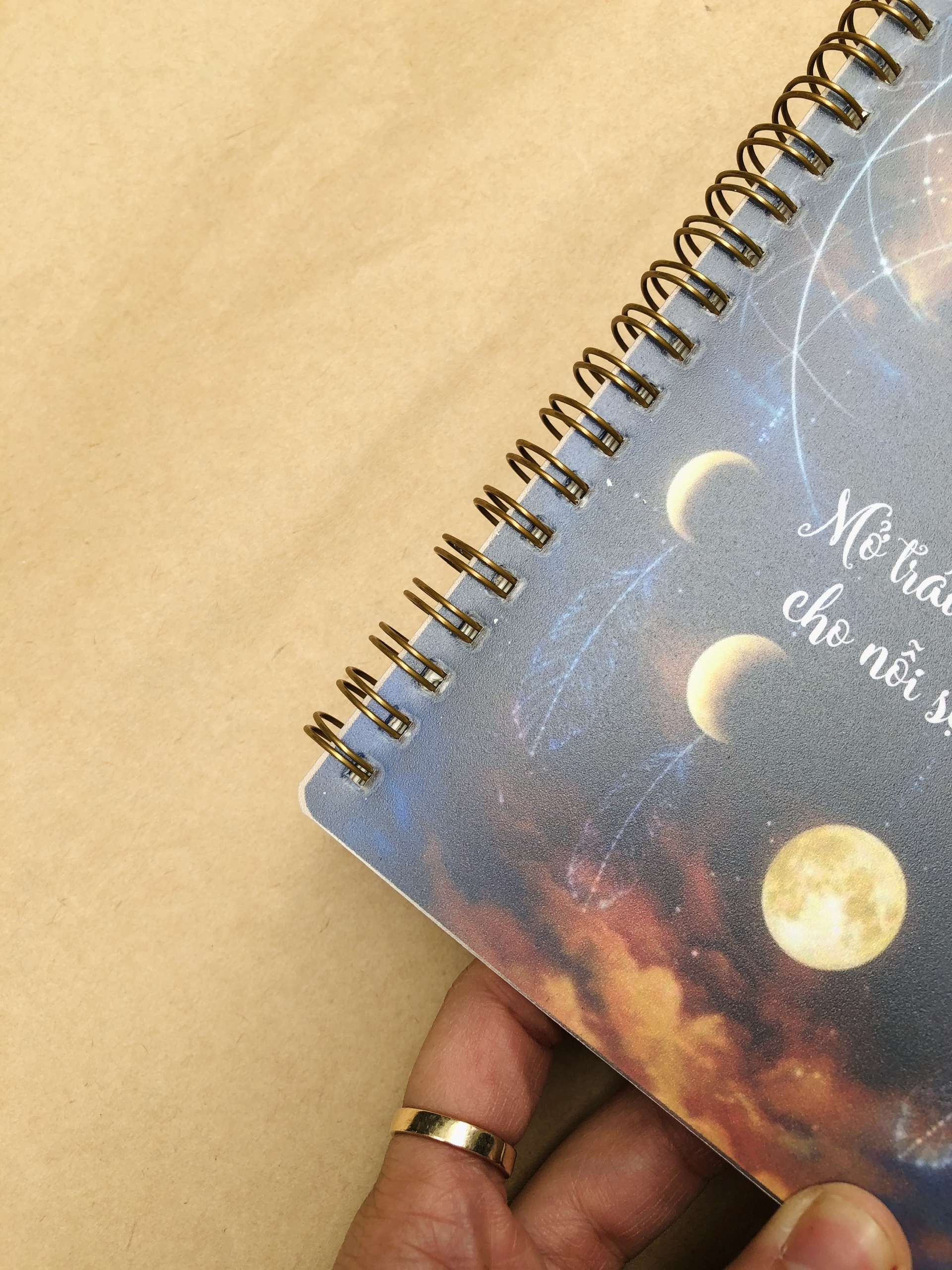 Sổ tay cao cấp - sổ gáy lò xo - notebook - 3 size S, M, L - M