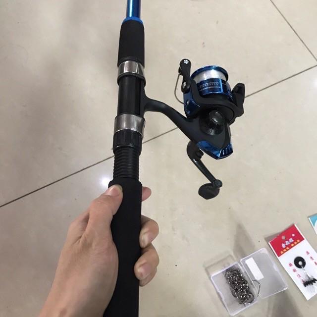 combo bộ cần câu 3m6 shimano + máy câu + phụ kiện đầy đủ như video cần cực khoẻ y hình giá rẻ