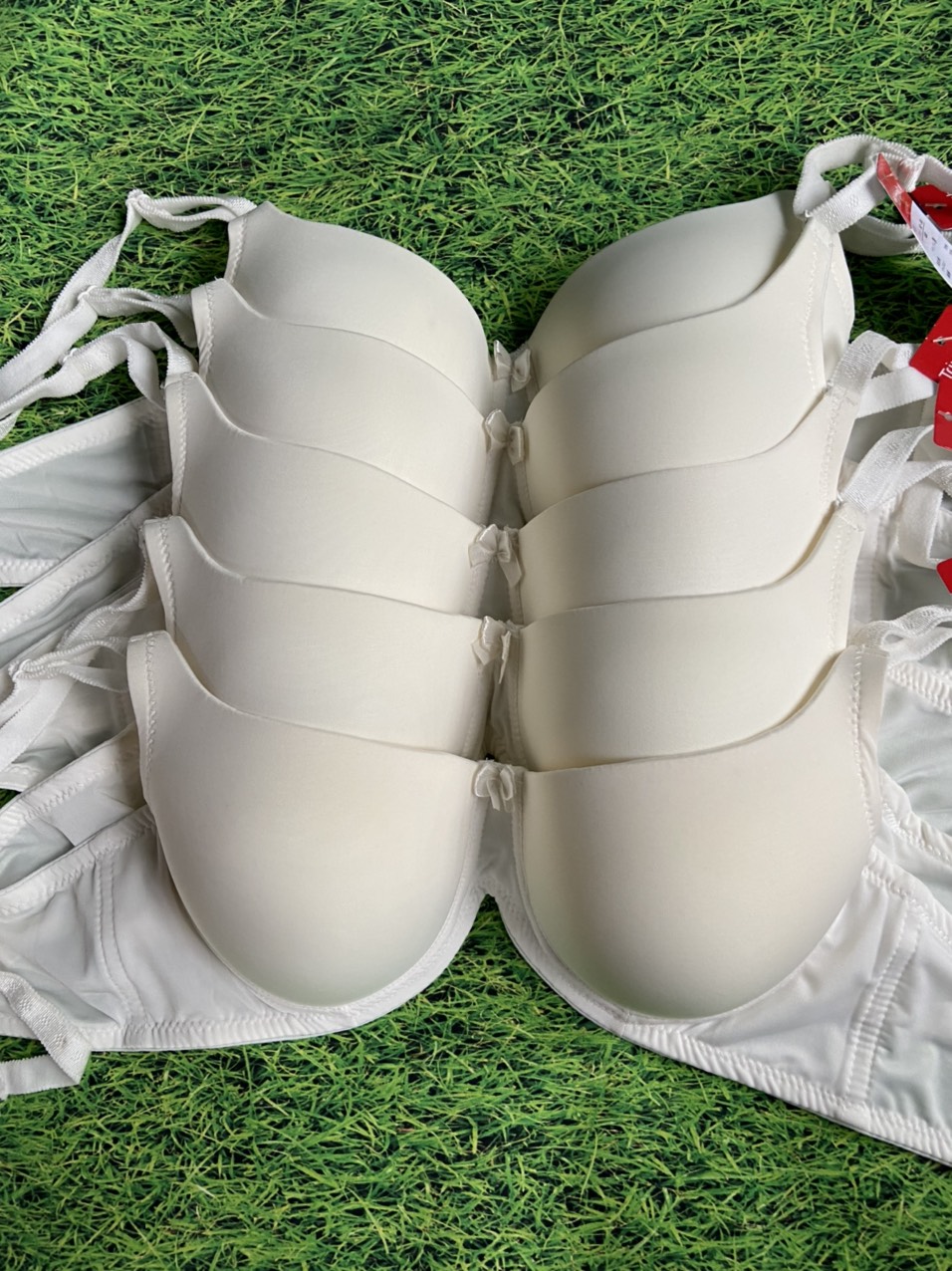 Áo Ngực Nữ Hàng Việt Nam Gia Công Trơn không Gọng Mút Mỏng Màu Trắng Size A80 = Size 36