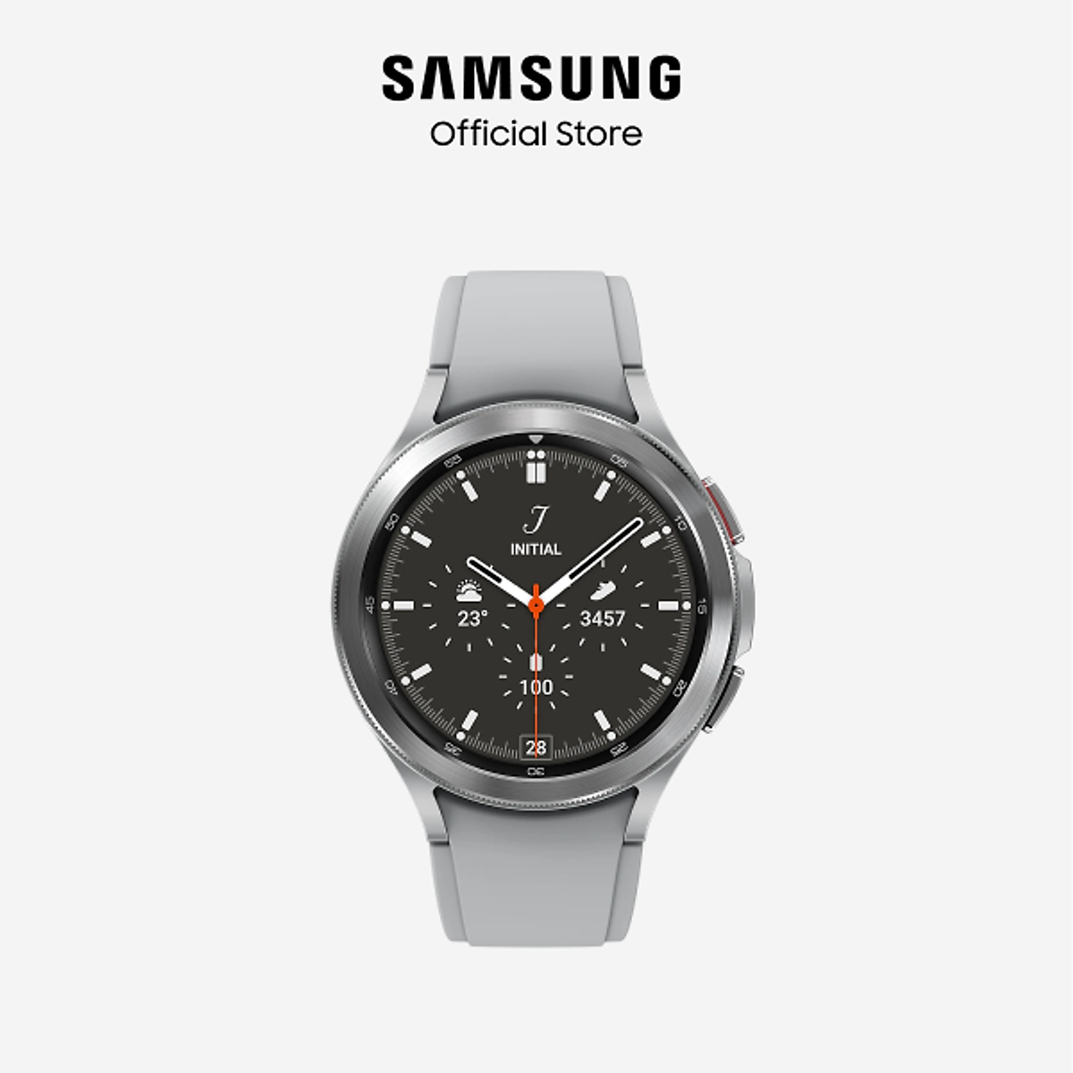 Đồng hồ thông minh Samsung Galaxy Watch4 Classic SM-R880NZSAXXV ( Bạc Năng Động ) - ĐÃ KÍCH HOẠT BẢO HÀNH ĐIỆN TỬ - Hàng Chính Hãng