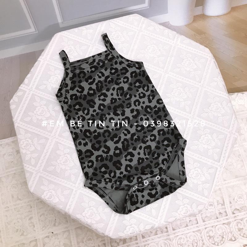 Bodysuit - Body chip hai dây cotton cho bé gái (size 5 đến 12kg)