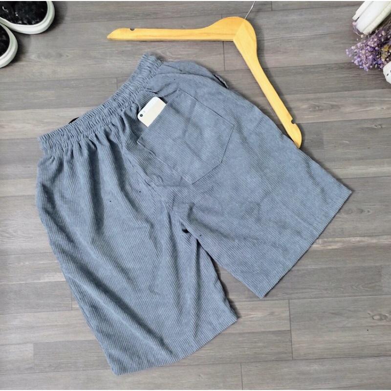 Quần nhung lửng chất nhung ngoại có túi sau 2 size Lvà XL cho các bạn nam nữ
