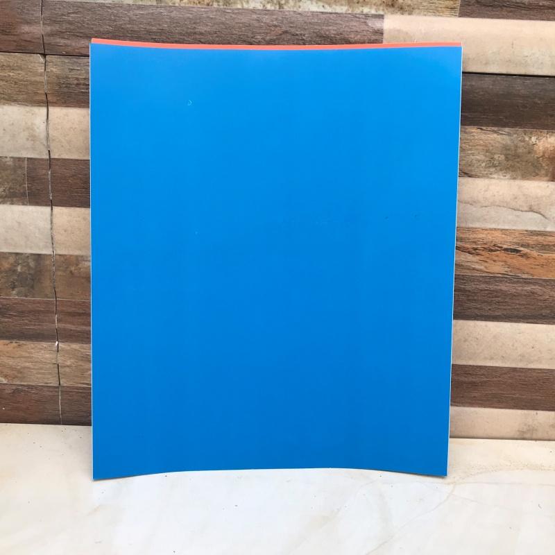 Giấy thủ công decal đề can màu A5 cm loại bóng cao cấp có kẻ mặt sau