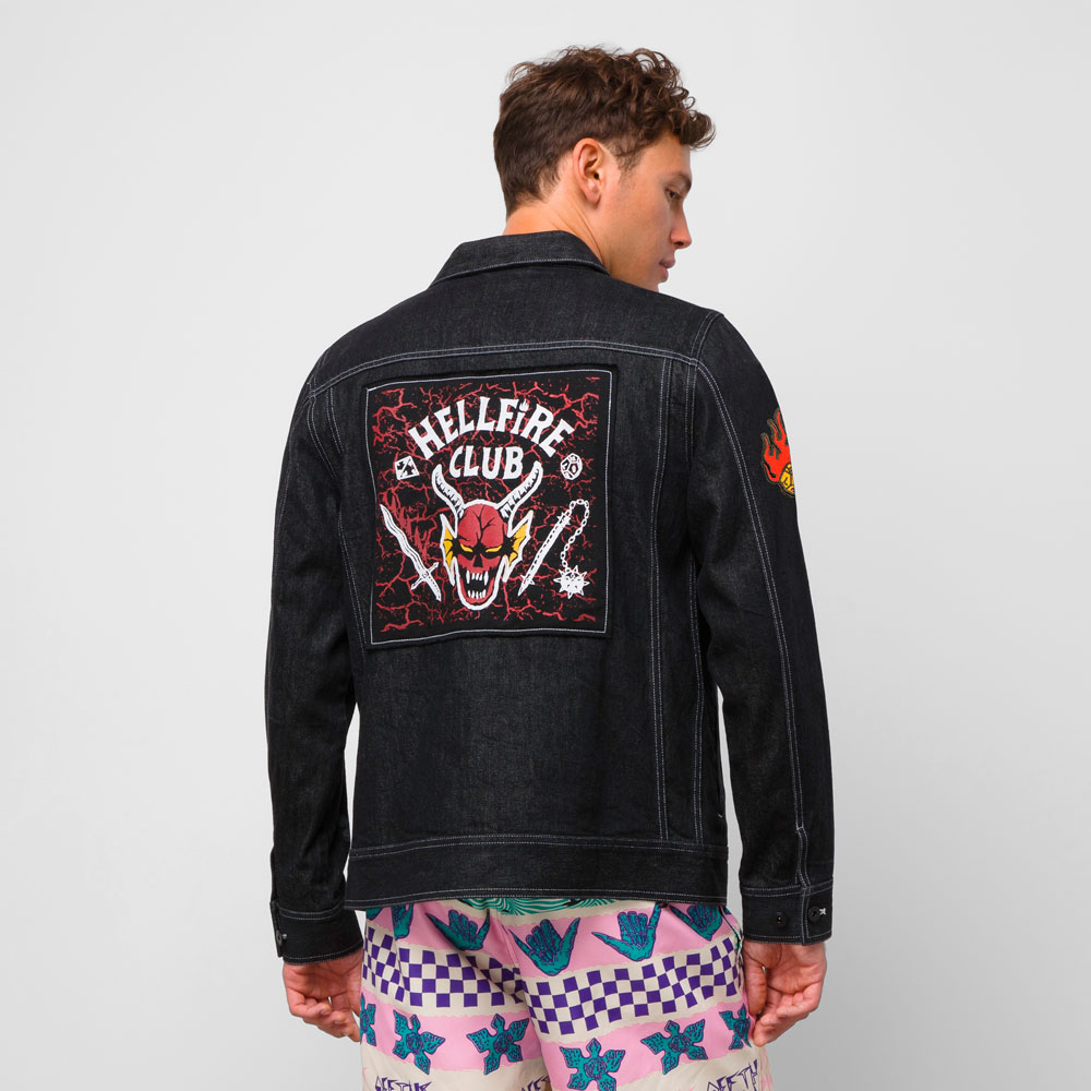 Áo Khoác Vans X Stranger Things HFC Jean Jacket VN0007RVBLK