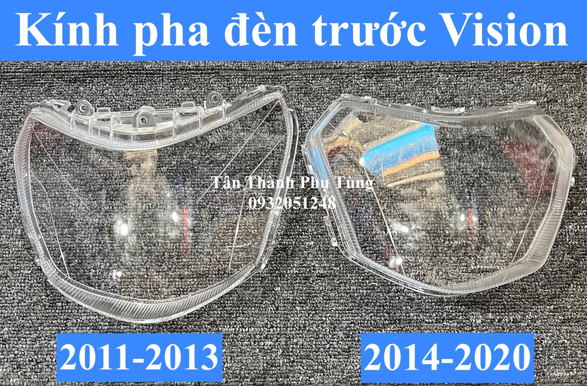 Kính pha đèn dành cho Vision đời 2011-2013, 2014-2020