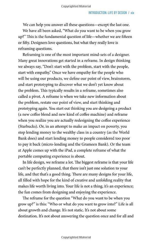 Designing Your Life : Build A Life That Works For You